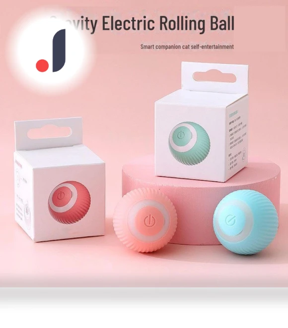 Smart Glowing Gravity Rolling Toy — Cat Playthings, AI Market