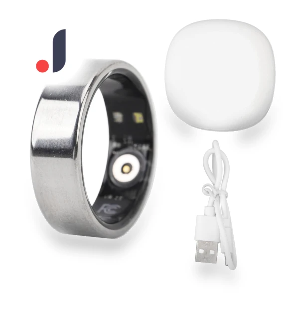 Smart Health Ring with Charging Case — Smart Rings, Fishine