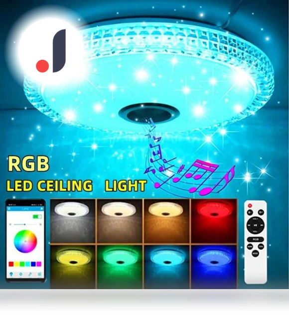 Smart LED Ceiling Light — Overhead Lighting