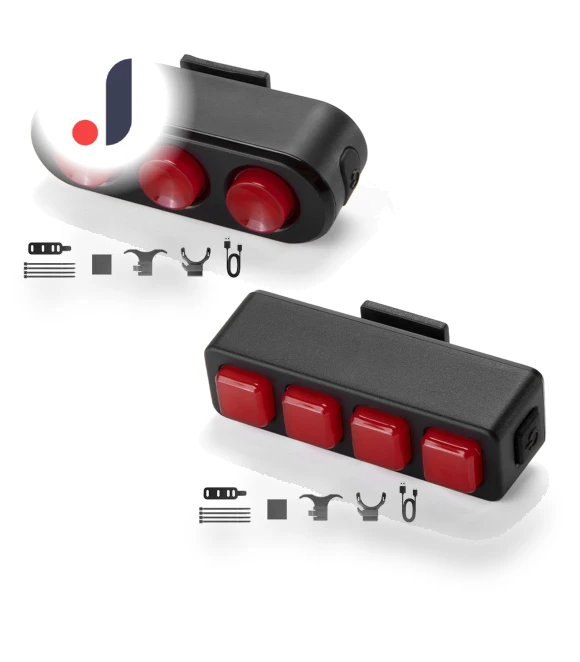 Smart Rear Bike Light with Long Battery Life — Bike Headlights, ZY-Sport-N