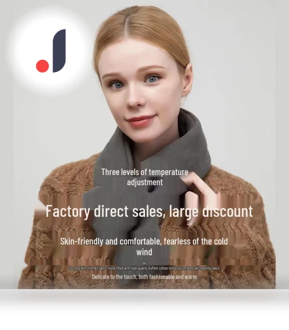 Smart USB Scarf Warmer with Massage — Winter Scarves, TrendVibeCN