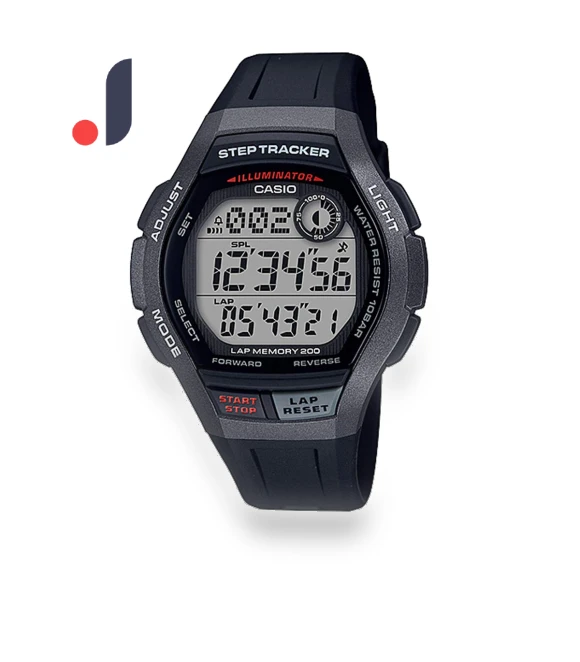 Sports Gear Step Tracker Watch — Fitness & Activity Monitors, Casio