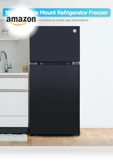 Top Mount Refrigerator with Ice Maker — Mini Fridges, Commercial Cool