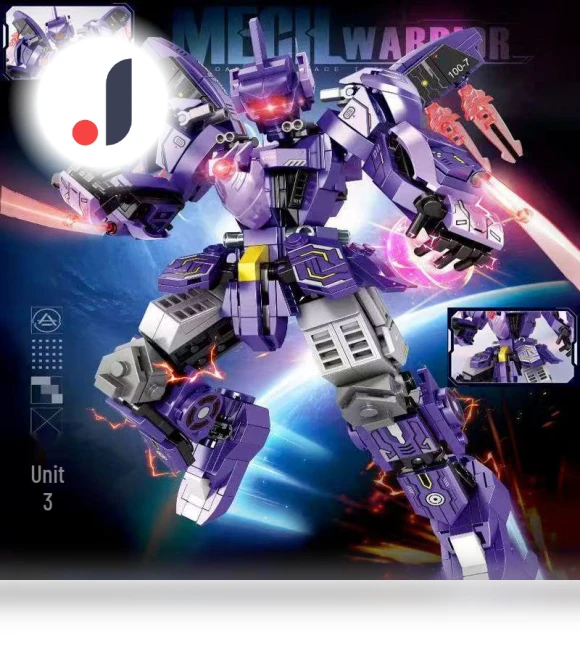 Transforming Gundam Warrior Robot Toy — Construction Kits, Super Go