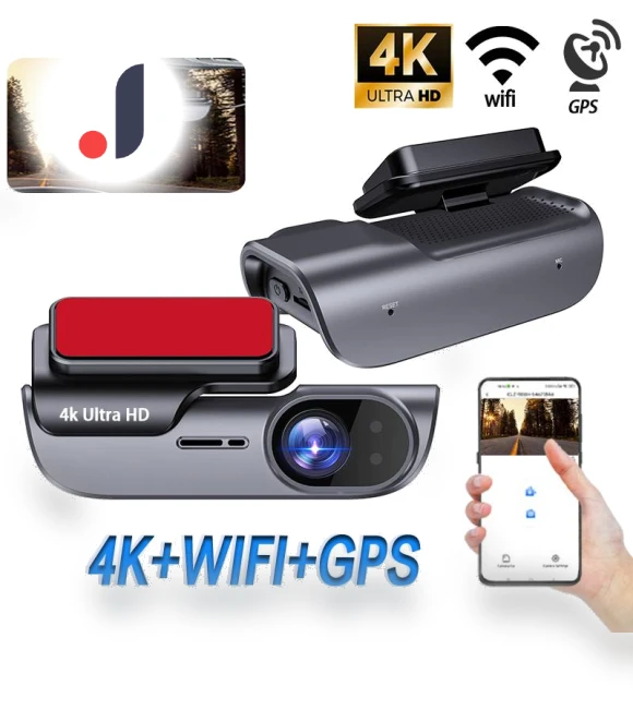 UHD 4K Built-in WIFI Dash Cam — Rearview Cameras for Cars, E-ACE