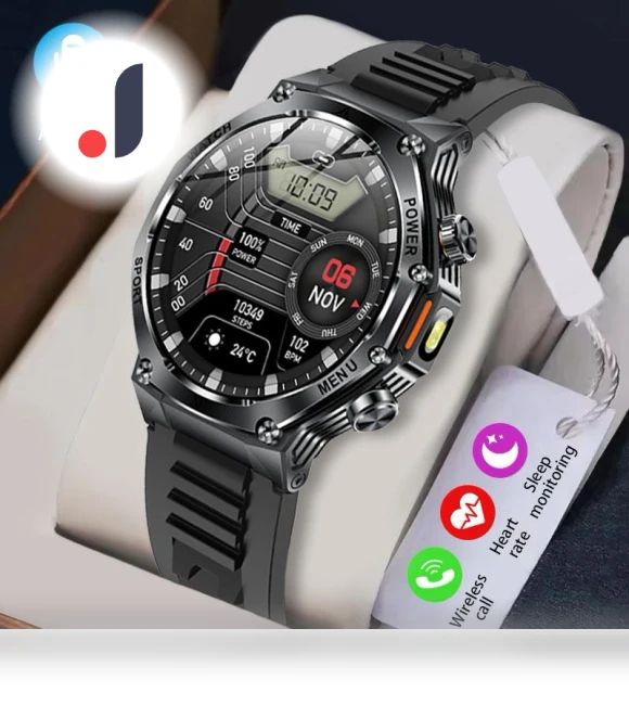Уличные умные часы с большой батареей и светодиодным фонариком — Smartwatches, SACOSDING