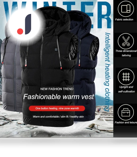 USB Heated Vest — Vests, mianduijifengba