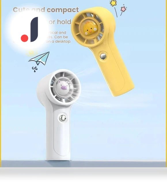 USB Rechargeable Mini Desk Fan — Portable Cooling Solutions, JOHO - CarGear