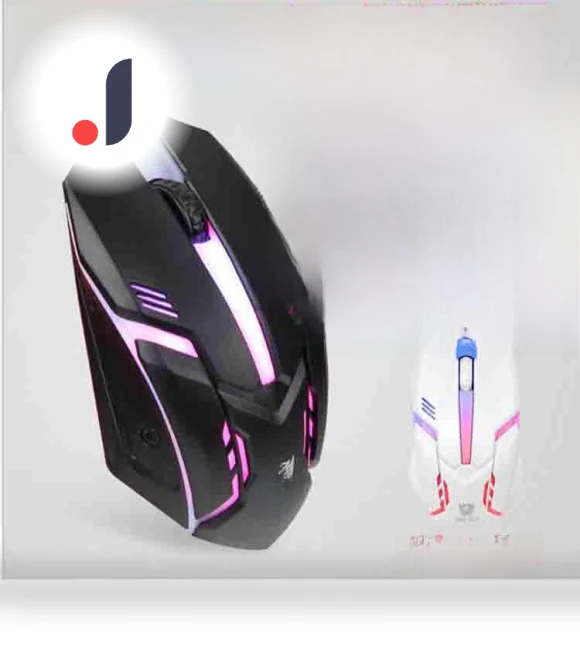 Weighted Backlit USB Wired & Wireless Gaming Mouse — Mouse Pads, Smarter than future