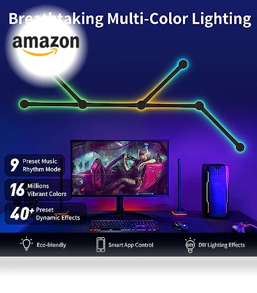 WiFi RGB LED Wall Light Bars — LED Strips, KOBAIBAN