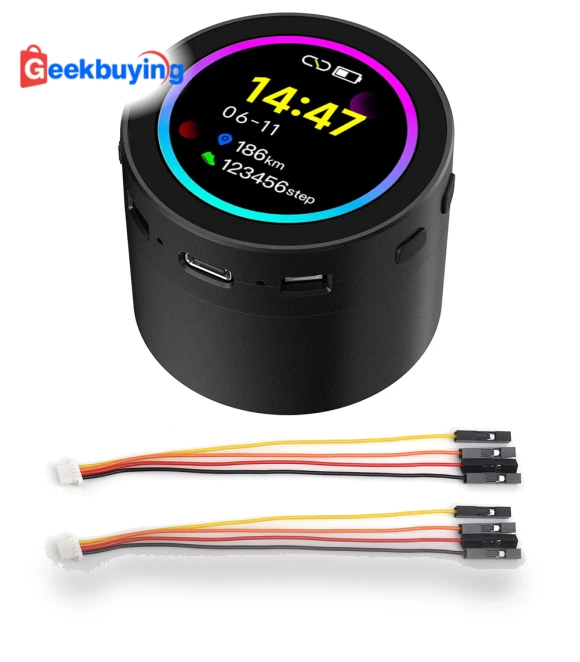 1.85inch Round LCD Development Board with Smart Speaker — Single Board PCs, Waveshare