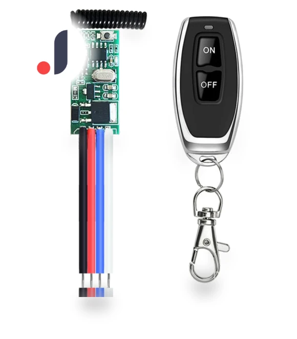 1-Channel Mini Relay Wireless RF Remote Control LED Lamp Controller Switch Micro Receiver Transmitter — Remote Controls, Superficial