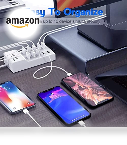 10 Port USB Charging Station — Power Solutions & Surge Protection, Shenzhenshi MinJieSi DianZi Youxiangongsi
