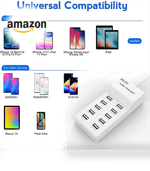 10 Port USB Charging Station — Power Solutions & Surge Protection, Shenzhenshi MinJieSi DianZi Youxiangongsi