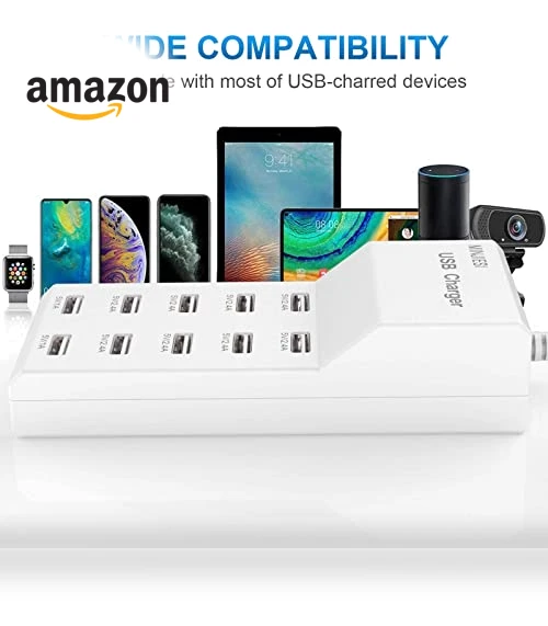 10 Port USB Charging Station — Power Solutions & Surge Protection, Shenzhenshi MinJieSi DianZi Youxiangongsi