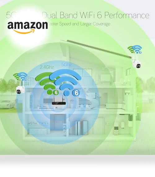 10X Zoom WiFi6 Security Camera System — Security Cameras, xmartO
