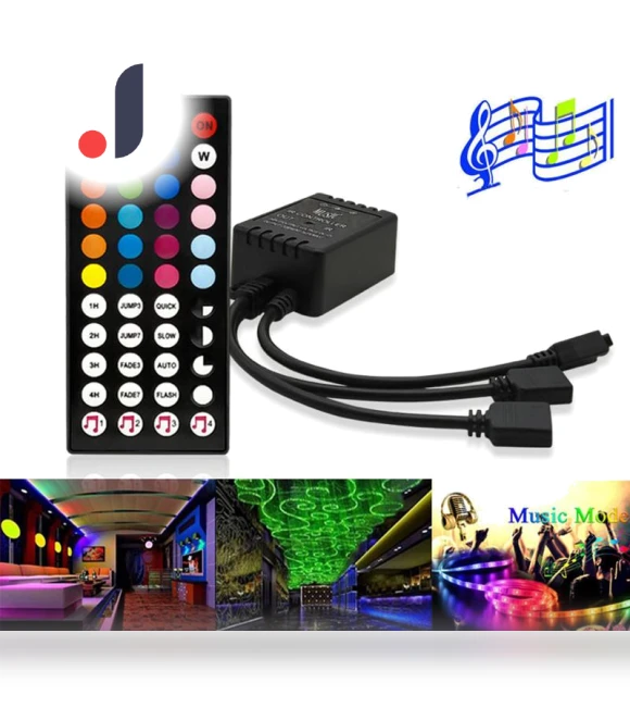 44-Key Music IR Controller Remote — Remote Controls, CaiSucc