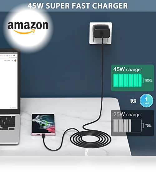 45W Super Fast Charger USB C — Chargers, PIOEVTKA