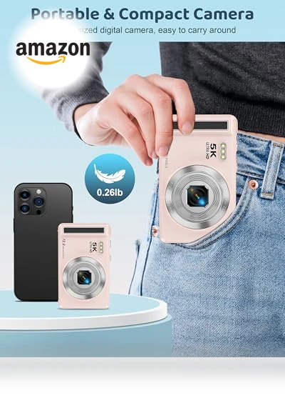 5K Digital Camera — Compact Digital Cameras, Ruwaqart
