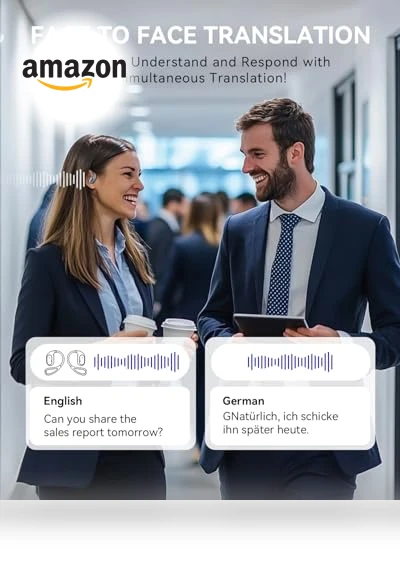 AI Language Translator Earbuds — Language Translators, EAKKOR