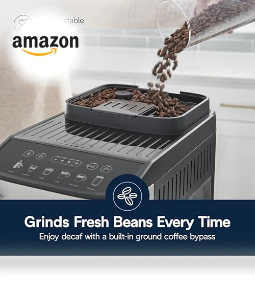 Automatic Espresso & Coffee Machine with Manual Milk Frother — Coffee & Espresso Combos, De'Longhi