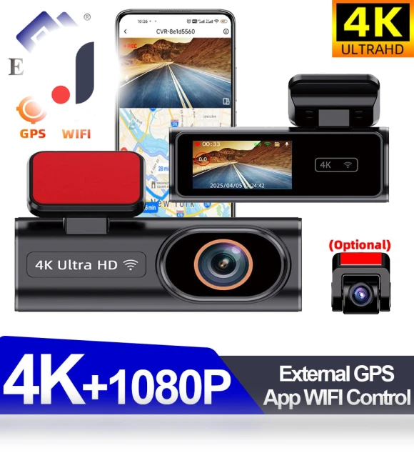 Car DVR with WIFI GPS Support — Rearview Cameras for Cars, E-ACE