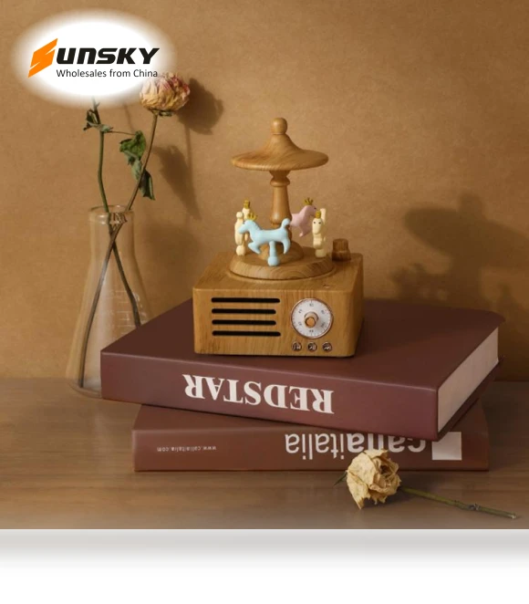Carousel Bluetooth Mini Wireless Smart Speaker — Portable Audio