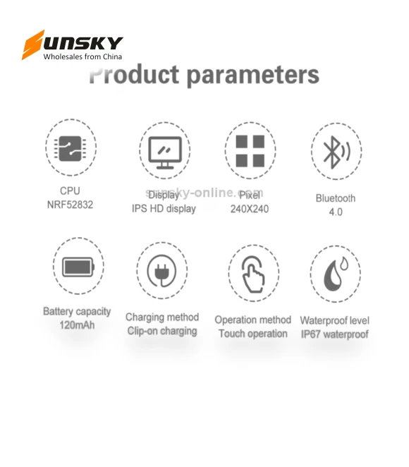 Color Screen IPX67 Waterproof Bluetooth Smartwatch — Smartwatches