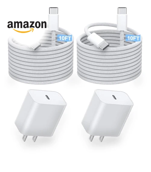Fast Charging USB C Cable and Wall Charger Combo — Chargers, SpeedScope