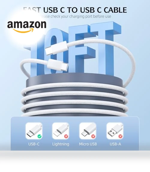 Fast Charging USB C Cable and Wall Charger Combo — Chargers, SpeedScope