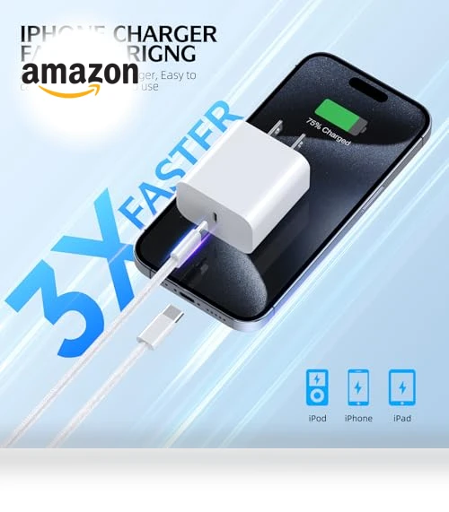 Fast Charging USB C Cable and Wall Charger Combo — Chargers, SpeedScope