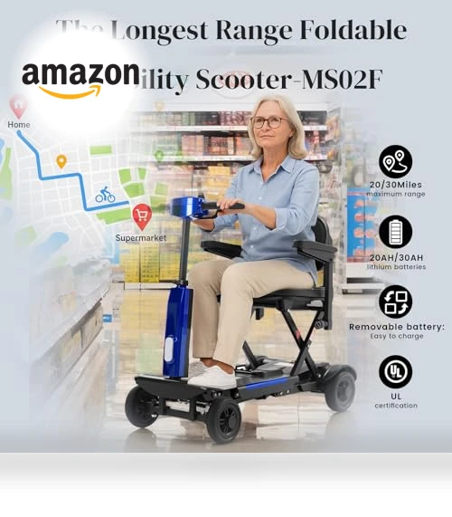 Foldable Mobility Scooter — Push Scooters, Ecomobi