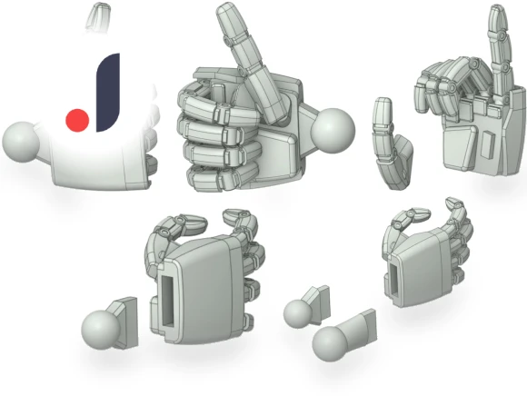 Hand parts for plastic model — Figure, JAPAN ANIME BRIDGE