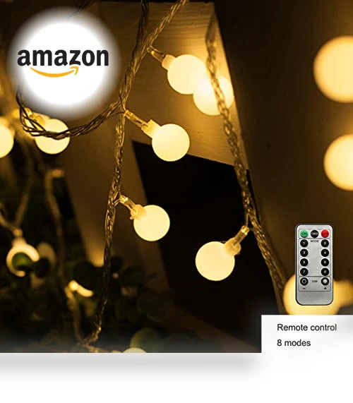 LED Ball String Lights — String Lights, ZIMINGU
