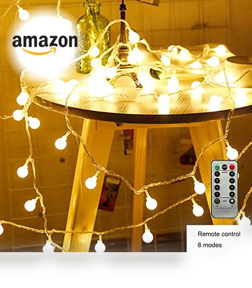 LED Ball String Lights — String Lights, ZIMINGU