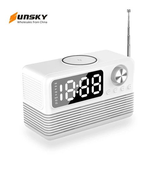 LED Bluetooth Speaker Alarm Clock — Portable Audio