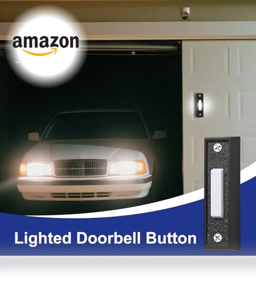 Lighted Doorbell Button — Push Buttons, AUGHOA