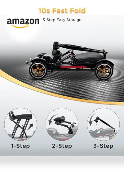 Lightweight 4 Wheel Mobility Scooter — Mobility Scooters, MIHAYO
