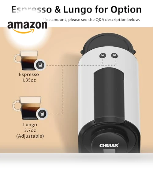 Mini Espresso Machine for Nespresso Original Capsules — Coffee & Espresso Combos, CHULUX
