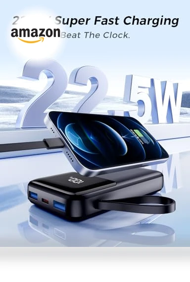 Portable Charger with Built in Cable — Mobile Power Solutions, Anshi Shengying (Shenzhen) Technology Co., Ltd.