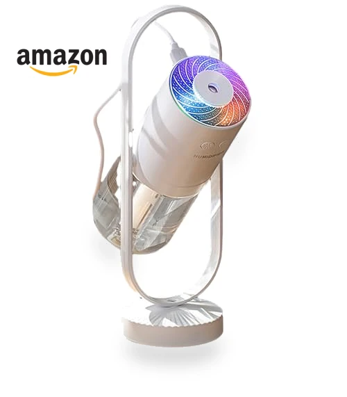 Portable Mini Humidifier with LED Lights — Air Moisturizers, fuliying