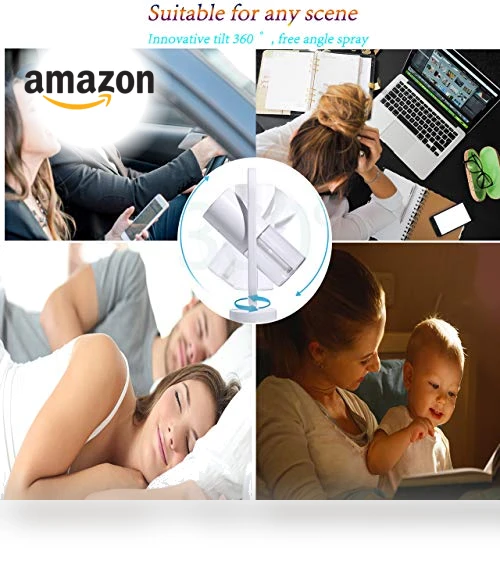 Portable Mini Humidifier with LED Lights — Air Moisturizers, fuliying