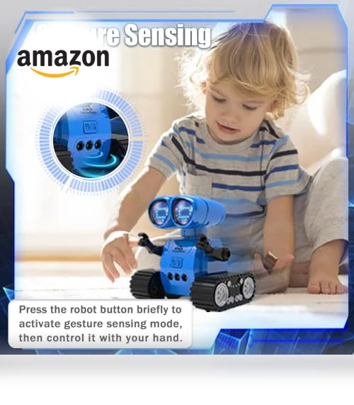 Rechargeable RC Robot with Gesture Sensing — Interactive Figures & Robots, SEFCVTC