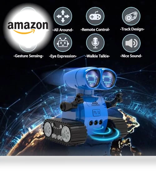 Rechargeable RC Robot with Gesture Sensing — Interactive Figures & Robots, SEFCVTC