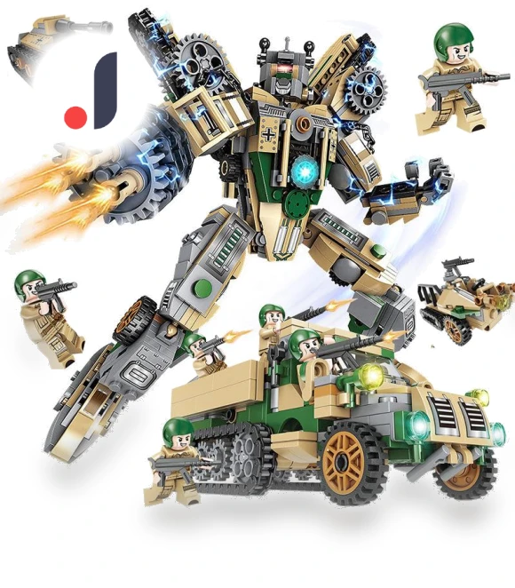 Robotic Military Tank Toy — Construction Kits, Super Go