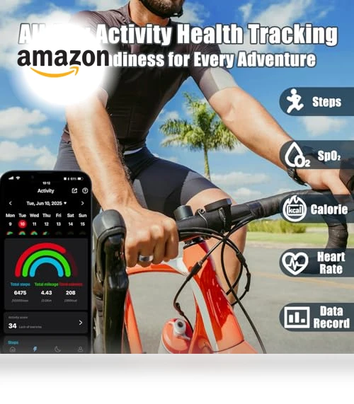 Smart Health Ring — Wearable Accessories, LONGQQ