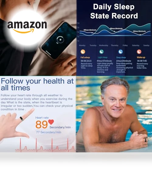 Smart Health Ring — Wearable Accessories, LONGQQ