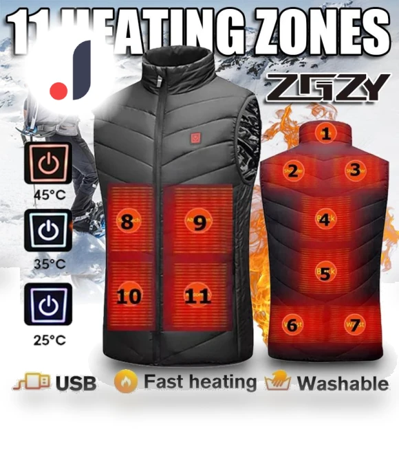 Smart Heating Vest — Vests, oucheee