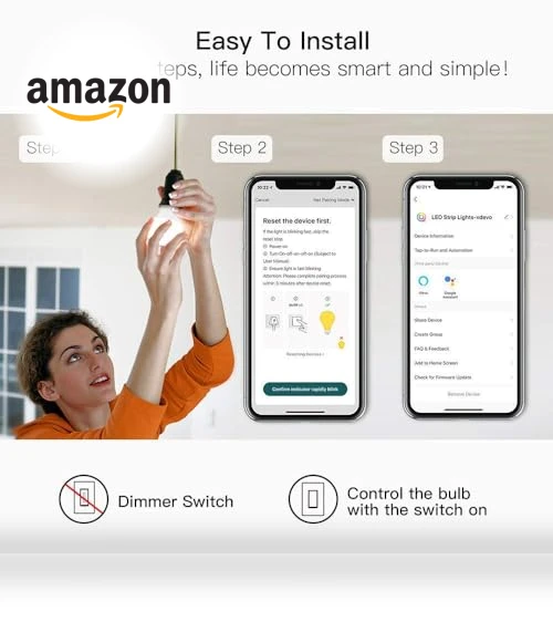 Smart Light Bulbs — LED, TREATLIFE