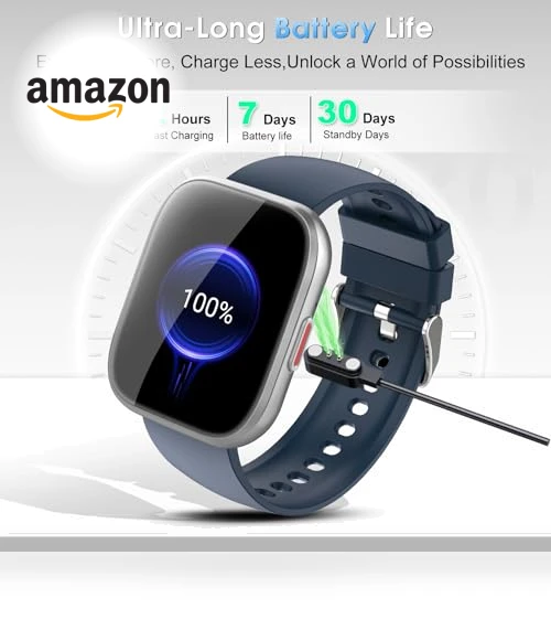 Smart Watch with Bluetooth Call and Fitness Tracking — Smartwatches, aycy